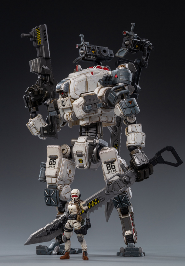 Steelbone Armor JT0593 God of War 86 White Mecha with Pilot | Joy Toy