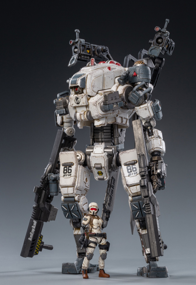 Steelbone Armor JT0593 God of War 86 White Mecha with Pilot | Joy Toy