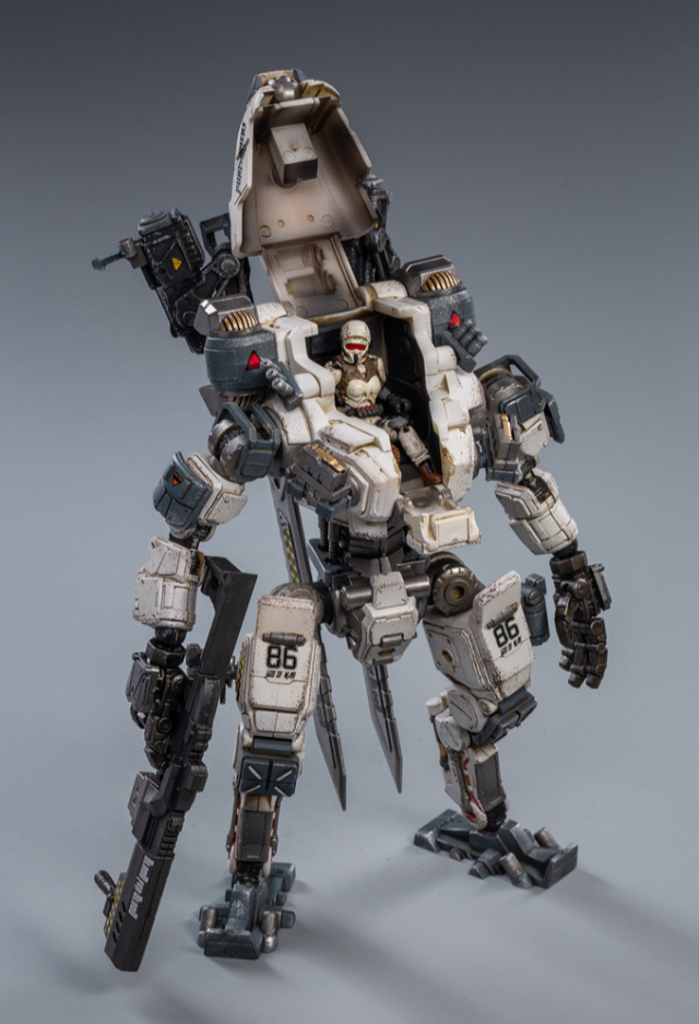 Steelbone Armor JT0593 God of War 86 White Mecha with Pilot | Joy Toy