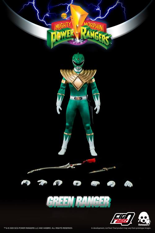 Green Ranger 1:6 Scale Figure | Threezero Mighty Morphin Power Rangers