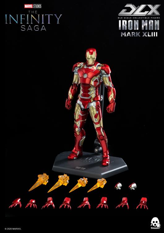 Iron Man Mark 43 1:12 Scale Figure | Threezero The Avengers Infinity Saga DLX