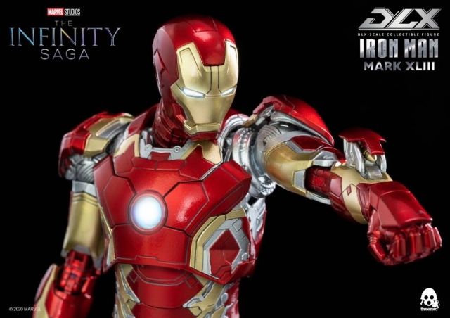 Iron Man Mark 43 1:12 Scale Figure | Threezero The Avengers Infinity Saga DLX