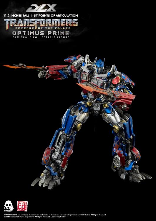 Optimus Prime DLX Scale Collectible Figure | Transformers Transformers: Revenge Of The Fallen | threezero