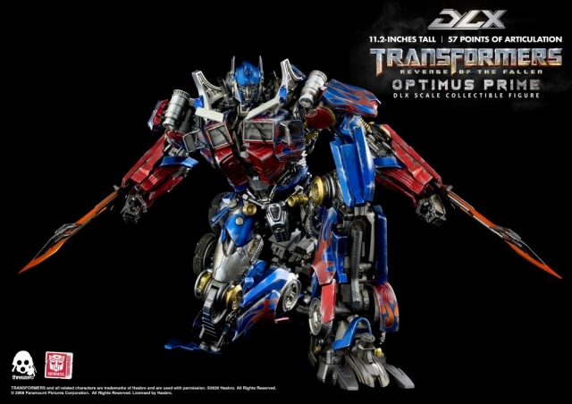 Optimus Prime DLX Scale Collectible Figure | Transformers Transformers: Revenge Of The Fallen | threezero