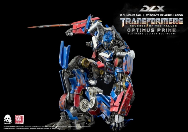 Optimus Prime DLX Scale Collectible Figure | Transformers Transformers: Revenge Of The Fallen | threezero