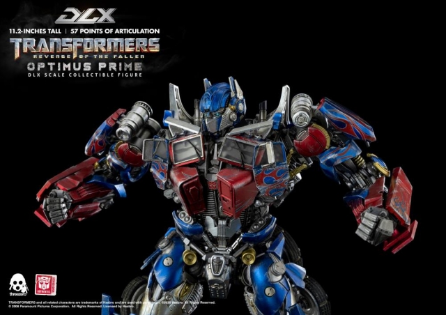Optimus Prime DLX Scale Collectible Figure | Transformers Transformers: Revenge Of The Fallen | threezero