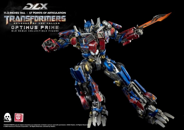 Optimus Prime DLX Scale Collectible Figure | Transformers Transformers: Revenge Of The Fallen | threezero
