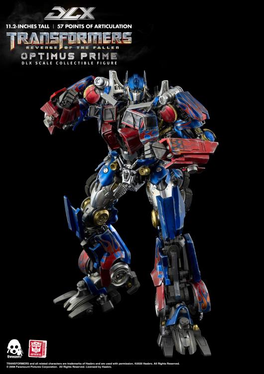 Optimus Prime DLX Scale Collectible Figure | Transformers Transformers: Revenge Of The Fallen | threezero