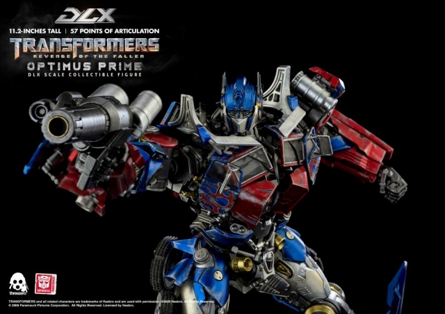Optimus Prime DLX Scale Collectible Figure | Transformers Transformers: Revenge Of The Fallen | threezero
