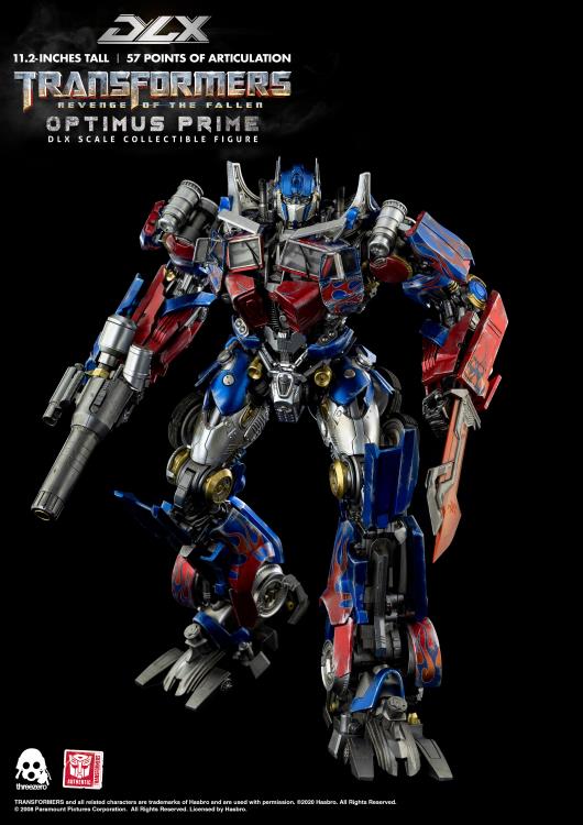 Optimus Prime DLX Scale Collectible Figure | Transformers Transformers: Revenge Of The Fallen | threezero