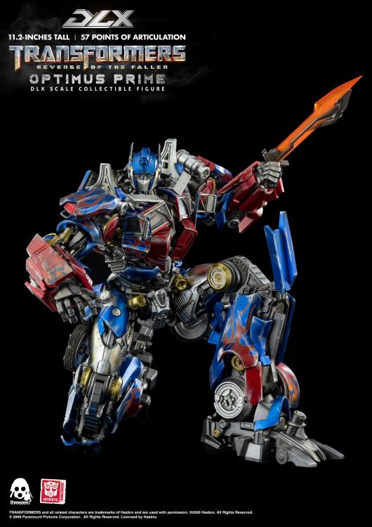 Optimus Prime DLX Scale Collectible Figure | Transformers Transformers: Revenge Of The Fallen | threezero