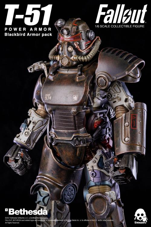 T-51 Blackbird 1:6 Scale Power Armor Pack | Fallout | Threezero