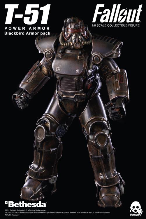 T-51 Blackbird 1:6 Scale Power Armor Pack | Fallout | Threezero
