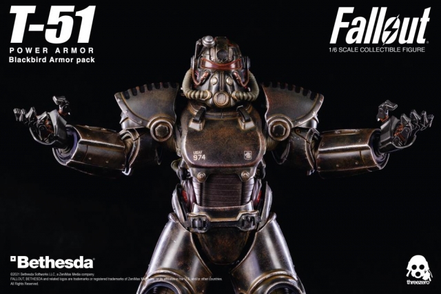 T-51 Blackbird 1:6 Scale Power Armor Pack | Fallout | Threezero