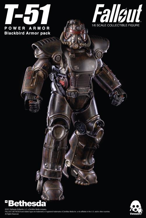 T-51 Blackbird 1:6 Scale Power Armor Pack | Fallout | Threezero