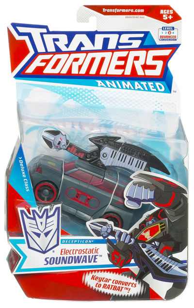 Deluxe Class Electrostatic Soundwave | Transformers Animated