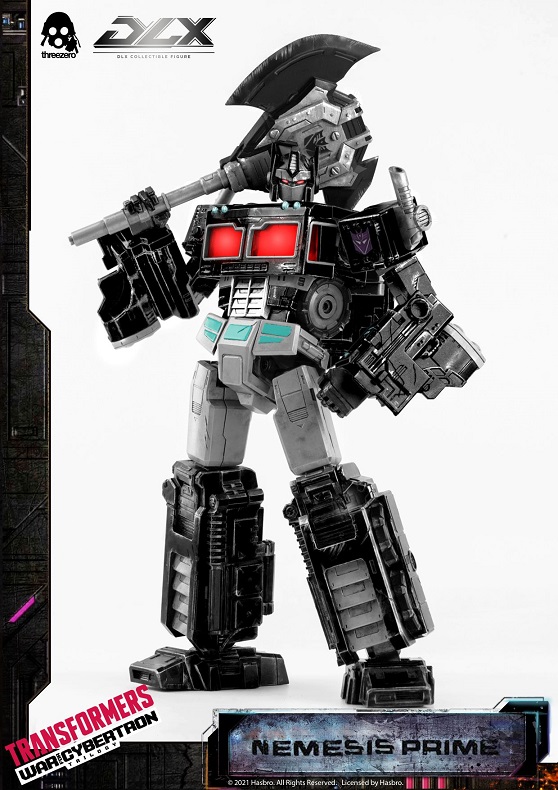 Nemesis Prime DLX Scale Collectible Figure | Transformers | threezero