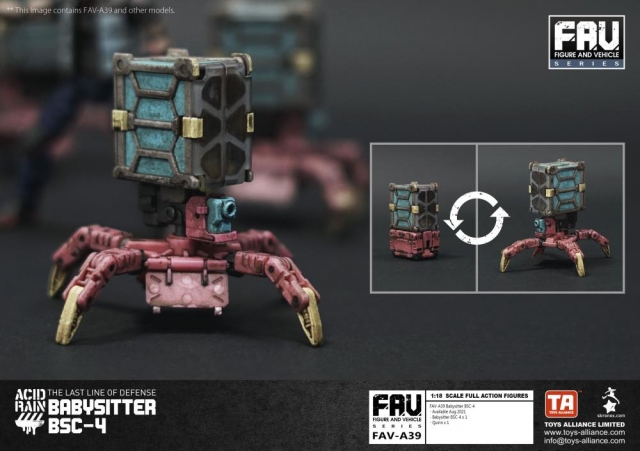 FAV-A39 Babysitter BSC-4 1:18 Scale | Acid Rain FAV