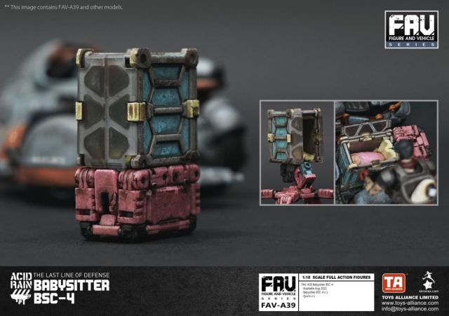 FAV-A39 Babysitter BSC-4 1:18 Scale | Acid Rain FAV