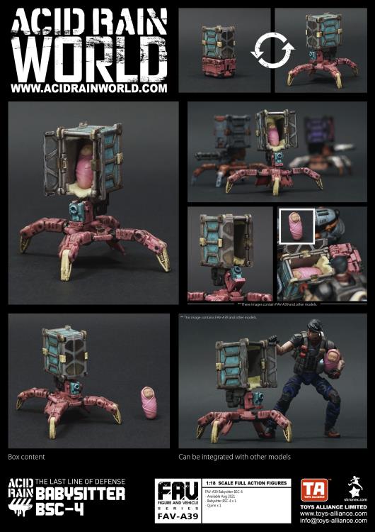 FAV-A39 Babysitter BSC-4 1:18 Scale | Acid Rain FAV