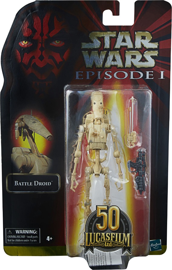 Battle Droid 6-Inch Scale | Star Wars The Black Series 50th Anniversary | Star Wars: The Phantom Menace