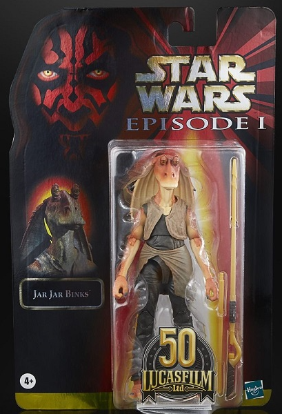 Jar Jar Binks 6-Inch Scale | Star Wars The Black Series 50th Anniversary | Star Wars: The Phantom Menace