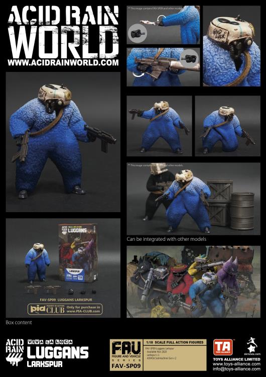 FAV-SP09 Larkspur Viva La Loca Luggans 1:18 Scale | Acid Rain FAV
