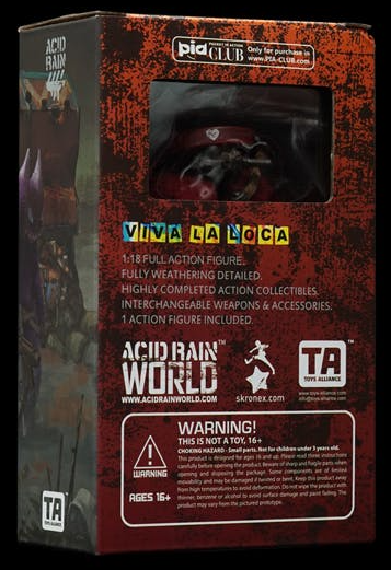 FAV-SP08 Coquelicot Viva La Loca Luggans 1:18 Scale | Acid Rain FAV