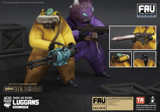 FAV-SP10 Bosniaque Viva La Loca Luggans 1:18 Scale | Acid Rain Fav