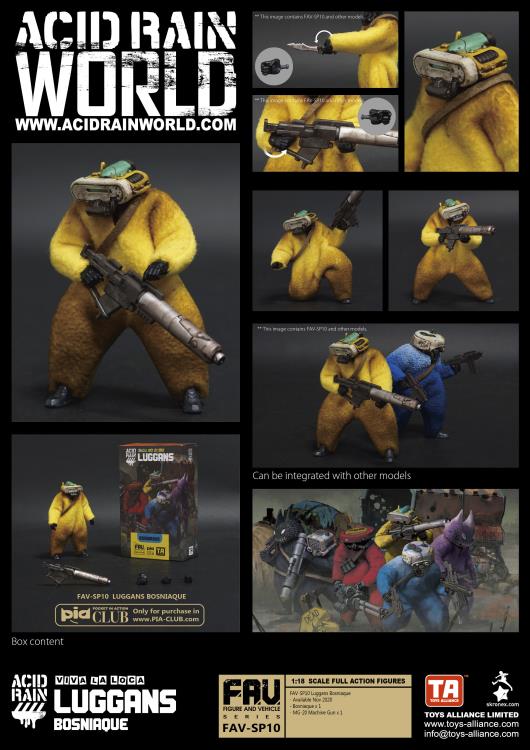 FAV-SP10 Bosniaque Viva La Loca Luggans 1:18 Scale | Acid Rain Fav