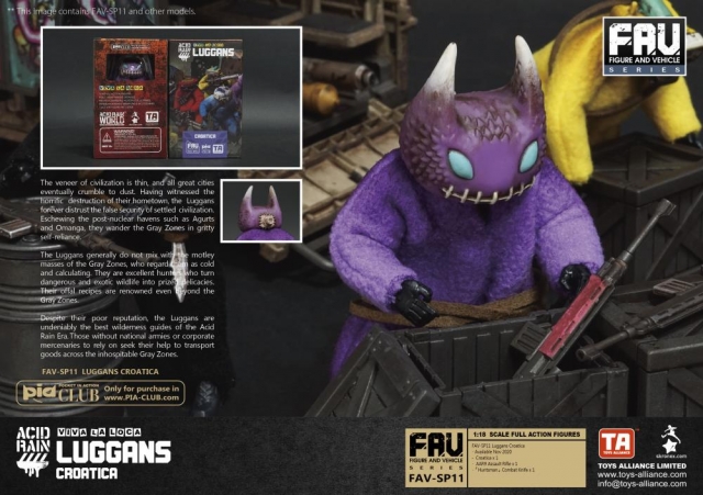 FAV-SP11 Croatica Viva La Loca Luggans 1:18 Scale | Acid Rain Fav