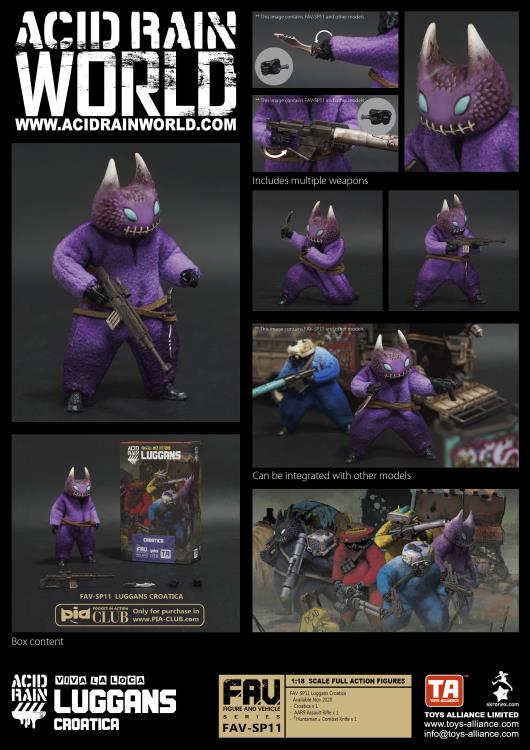 FAV-SP11 Croatica Viva La Loca Luggans 1:18 Scale | Acid Rain Fav