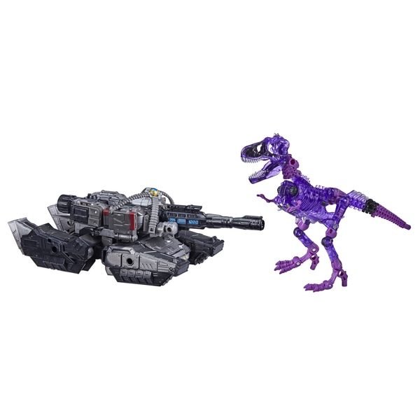 Megatron and Paleotrex Set of 2 Netflix Edition | Transformers Generations War for Cybertron Trilogy