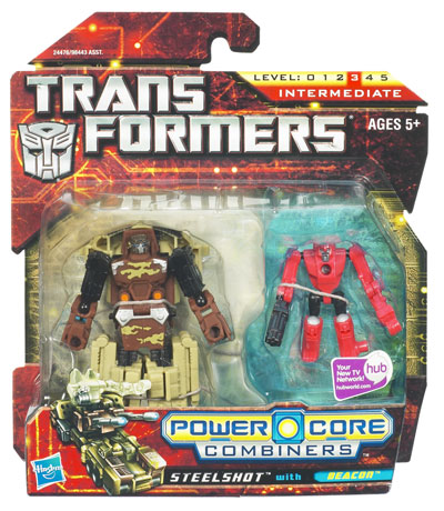 Steelshot and Beacon Commander 2-Pack | Transformers Generations Power Core Combiners