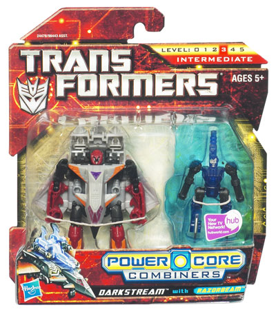 Darkstream with Razorbeam Commander 2-Pack | Transformers Generations Power Core Combiners