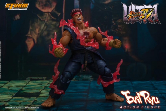 Evil Ryu 1/12 Scale Figure | Ultra Street Fighter IV | Storm Collectibles