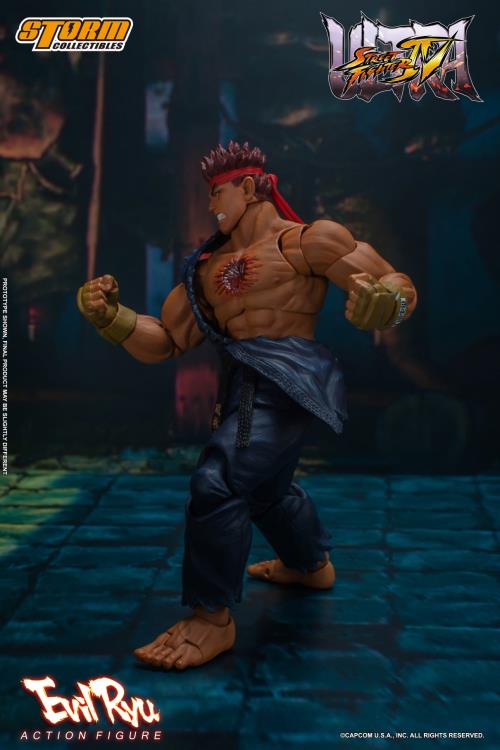 Evil Ryu 1/12 Scale Figure | Ultra Street Fighter IV | Storm Collectibles