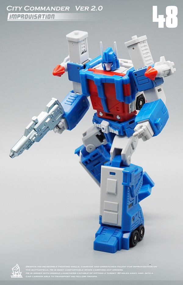 MF-48 City Commander Improvisation 2.0 | Mech Fans Toys