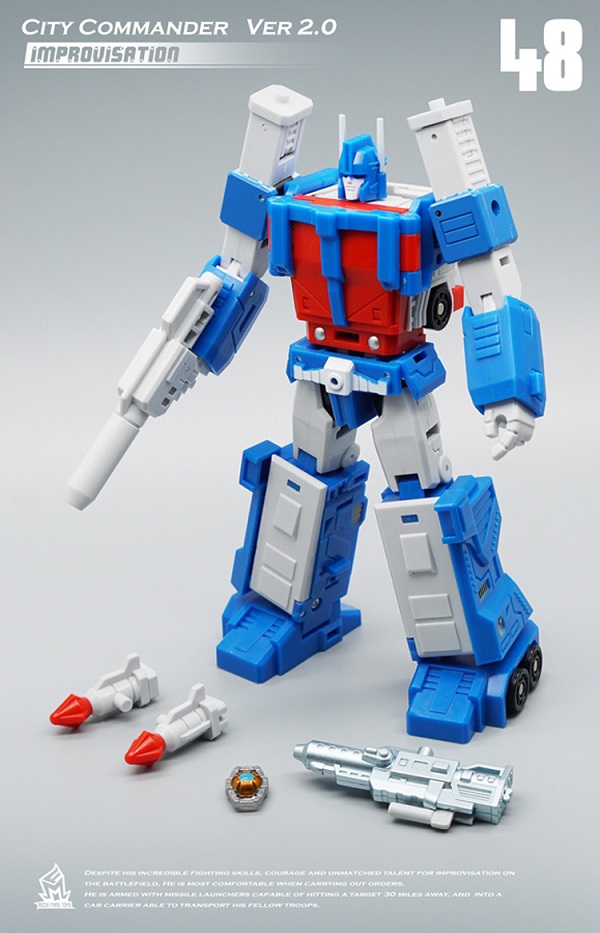 MF-48 City Commander Improvisation 2.0 | Mech Fans Toys