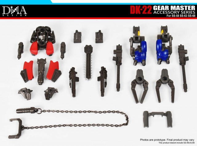 DK-22 Upgrade Kit for Transformers Studio Series | Dna Design | Upgrade Kit