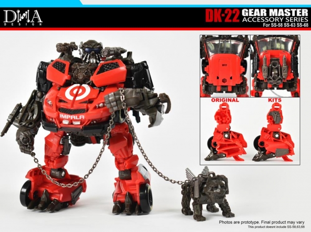 DK-22 Upgrade Kit for Transformers Studio Series | Dna Design | Upgrade Kit