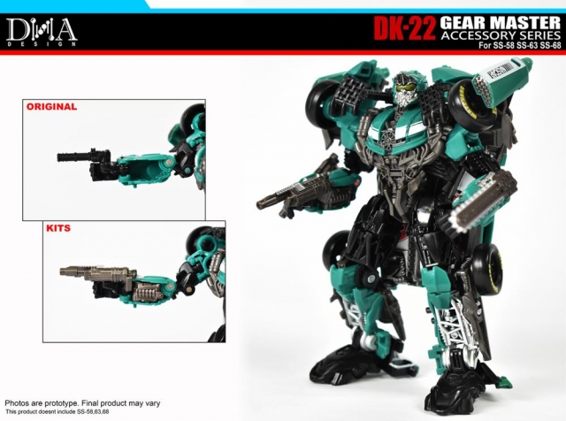 DK-22 Upgrade Kit for Transformers Studio Series | Dna Design | Upgrade Kit