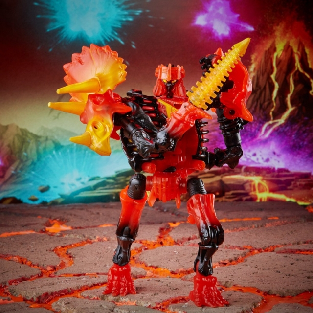 WFC-K39 Tricranius Beast Power Fire Blasts Collection Pack | Transformers Generations War for Cybertron Kingdom Chapter