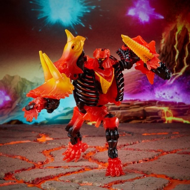 WFC-K39 Tricranius Beast Power Fire Blasts Collection Pack | Transformers Generations War for Cybertron Kingdom Chapter