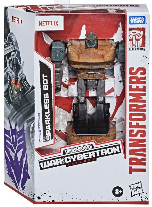 Sparkless Bot Netflix Edition | Transformers Generations War for Cybertron Trilogy