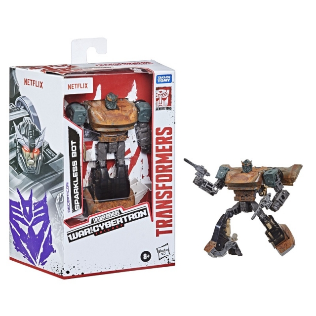 Sparkless Bot Netflix Edition | Transformers Generations War for Cybertron Trilogy