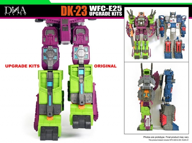 DK-23 Upgrade Kit for Transformers WFC: Earthrise WFC-E25 Titan Scorponok | Dna Design | Upgrade Kit