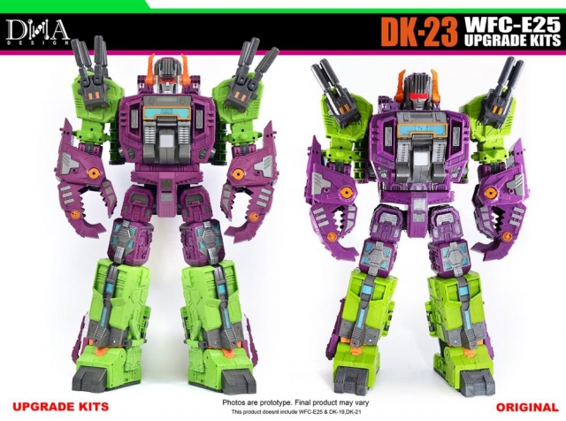 DK-23 Upgrade Kit for Transformers WFC: Earthrise WFC-E25 Titan Scorponok | Dna Design | Upgrade Kit