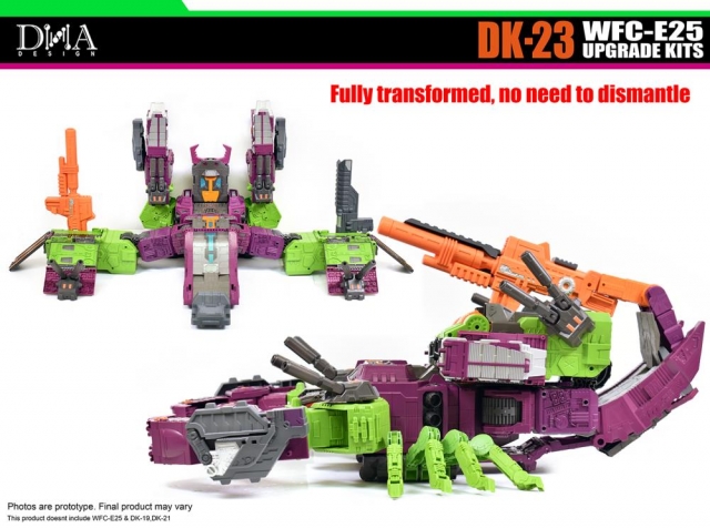 DK-23 Upgrade Kit for Transformers WFC: Earthrise WFC-E25 Titan Scorponok | Dna Design | Upgrade Kit