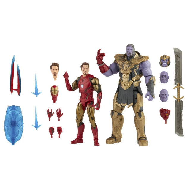 Iron Man Mark 85 and Thanos Set of 2 | Avengers: Endgame | Marvel Legends The Infinity Saga